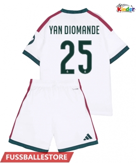 Günstige Real Madrid Yan Diomande #25 Heimtrikotsatz Kinder 2026-27 Kurzarm (+ Kurze Hosen)